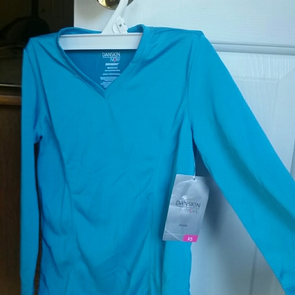 Dark blue sheer sports shirt